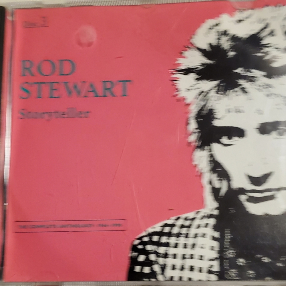 Rod Stewart "Storyteller" CD — Pink & Black Cover